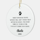 Custom Pet Memorial Hund Katze Weihnachtsgebäck Ve Keramik Ornament (Links)