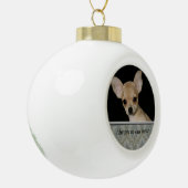 Custom Pet Memorial Keramik Ball Ornament (Links)