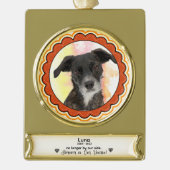 Custom Pet Memorial Ornament - Sympathy Gift (Vorderseite)