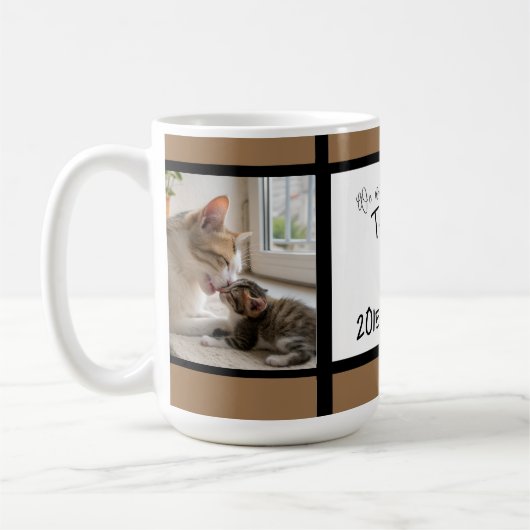 Custom Pet Memorial Photo Kaffeetasse (Links)
