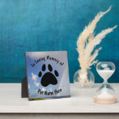Custom Pet Memorial Rainbow Fotoplatte (InSitu)