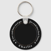 Custom Pet Memorial Sympathy 2 Dog Photo Schlüsselanhänger (Vorderseite)