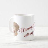 Custom Pet Mug – Upload Photo & Editable Name   Kaffeetasse (Vorderseite Links)