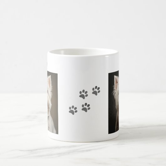 Custom Pet Mug Using Your Photo & Name Kaffeetasse (Mittel)