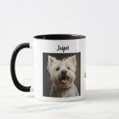 Custom Pet Mug Using Your Photo & Name Tasse (Links)