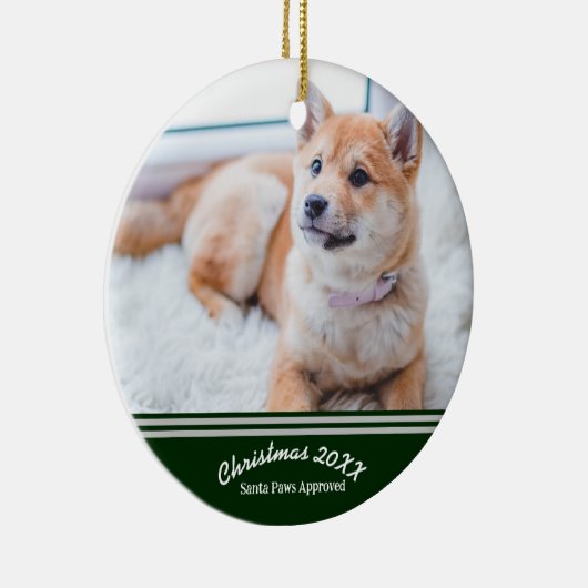 Custom Pet Ornament - Personalisiertes Foto Keepak (Rechts)