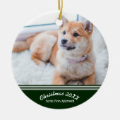 Custom Pet Ornament - Personalisiertes Foto Keepak (Vorne)
