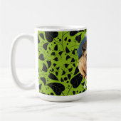 Custom Pet Parent Mug with Green & Black Plant Kaffeetasse (Links)