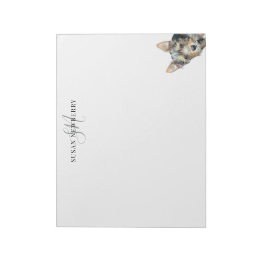 Custom Pet Personalized Large Notizblock (Rotiert)