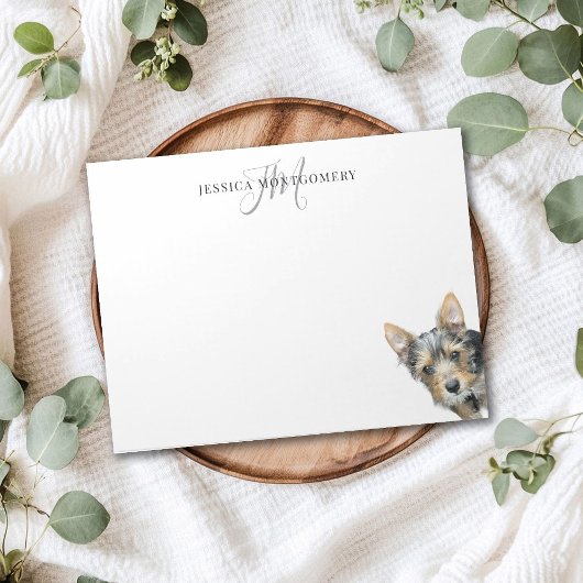 Custom Pet Personalized Monogram Large Notizblock