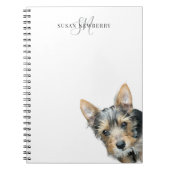 Custom Pet Personalized Monogram Notizblock (Vorderseite)