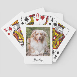 Custom Pet Photo and Name Script Spielkarten