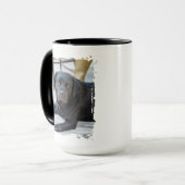 Custom Pet Photo Coffee Mug Dog Lover Gift Modern Tasse (Vorderseite Links)