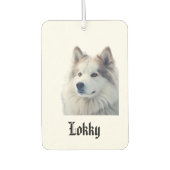 Custom Pet Photo Freshener Autolufterfrischer (Vorderseite)