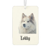 Custom Pet Photo Freshener Autolufterfrischer (Rückseite)
