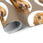 Custom Pet Photo Geschenkpapier (Rolleneckpunkt)