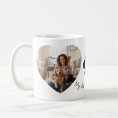 Custom Pet Photo Heart Mug Kaffeetasse (Links)