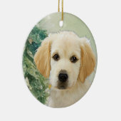 Custom Pet Photo Memorial - Cherished Keepsake Keramik Ornament (Rechts)