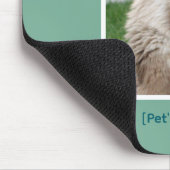 Custom Pet Photo & Name Mousepad | Desk Buddy (Ecke)