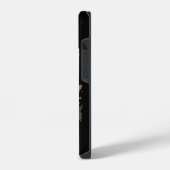 Custom Pet Photo & Name Phone Case – Modern Design iPhone Hülle (Linke Seite)