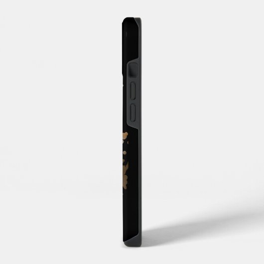 Custom Pet Photo & Name Phone Case – Modern Design iPhone Hülle (Linke Seite)