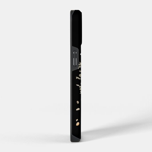 Custom Pet Photo & Name Phone Case – Modern Design iPhone Hülle (Rechte Seite)