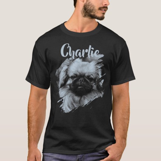 Custom Pet Photo & Name Shirt (Vorderseite)