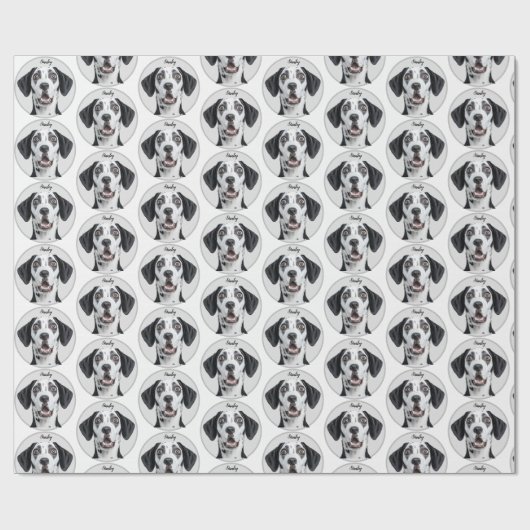 Custom Pet Photo | Personalized Geschenkpapier (Flach)