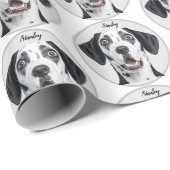 Custom Pet Photo | Personalized Geschenkpapier (Rolleneckpunkt)