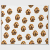 Custom Pet Photo | Personalized Geschenkpapier (Flach)