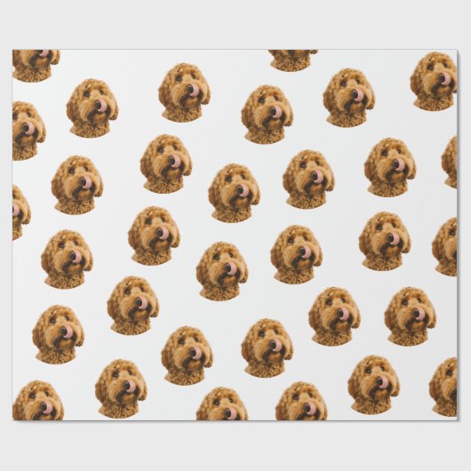 Custom Pet Photo | Personalized Geschenkpapier (Flach)