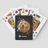 Custom Pet Photo Playing Cards with Name – Persona Spielkarten (Rückseite)