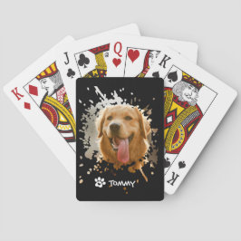 Custom Pet Photo Playing Cards with Name – Persona Spielkarten