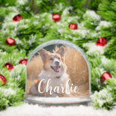 Custom Pet Photo Schneekugeln (Weihnachten)