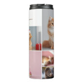 Custom Pet Photo Tumbler | Add Photos & Text Thermosbecher (Rückseite)