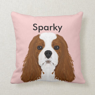 Custom Pet Pillow Cavalier König Charles Spanier Kissen