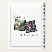 Custom Pet Planner Notebook Planer (Rückseite)