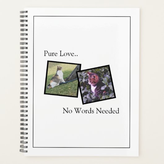 Custom Pet Planner Notebook Planer (Vorderseite)