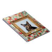 Custom Pet Portrait Notebook – Your Cat in a Frame Notizblock (Rechte Seite)