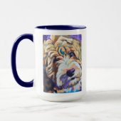 Custom Pet Portrait Painting - Forever Loved Pet Tasse (Links)