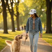 Custom Pet Portrait Personalized Hat Truckerkappe