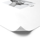 Custom Pet Portrait | Then and Now Poster (Ecke)