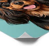 Custom Pet Portraits Using Pet Photo Personalized  Poster (Ecke)