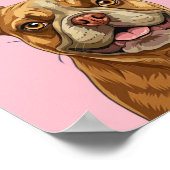 Custom Pet Portraits Using Pet Photo Personalized  Poster (Ecke)