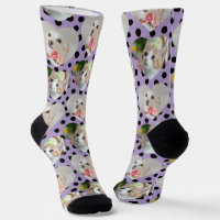 Custom Pet Socks Hund Mama Geschenk 2 Fotos Katzen