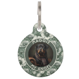 Custom Pet Themed Gift Anemones Floral Haustiermarke