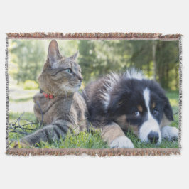 Custom Pet Throw Blanket Decke