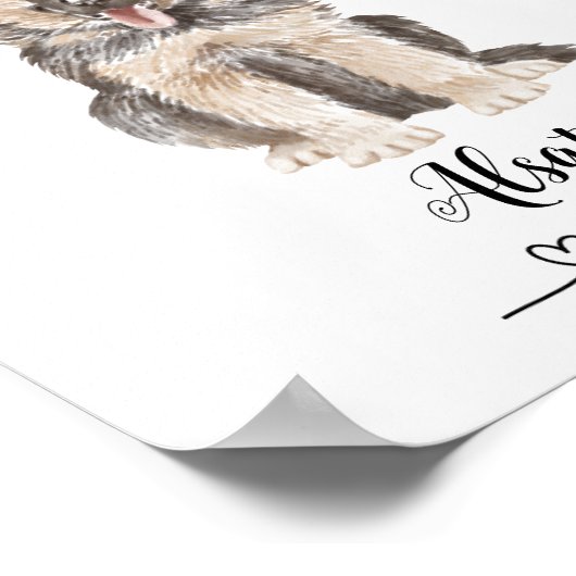 Custom Pet Wall Art Poster (Ecke)