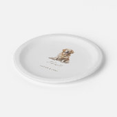 Custom Pet Wedkins Pappteller (Schrägansicht)