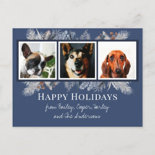 Custom Pet Weihnachten Postkarte